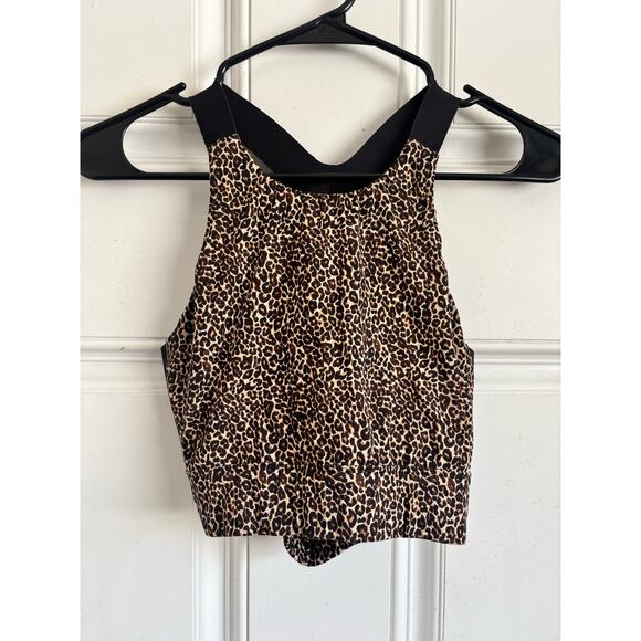 Varley Sherman sports bra tank  - cheetah print - size small - Picture 5 of 7